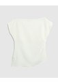 Blusa Unicolor Con Detalle Para Mujer Curvy  Para Mujer Blanco Patprimo de Patprimo