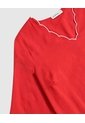 Blusa Con Detalles Ondulados Para Mujer Curvy  Para Mujer Rojo Patprimo de Patprimo
