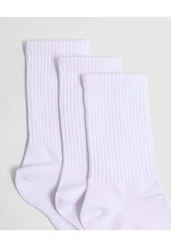 Set X3 De Calcetines Largos Blancos Para Niños  Infantil Niño Blanco Patprimo Patprimo