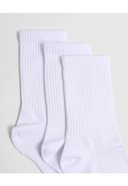 Set X3 De Calcetines Largos Blancos Para Niños  Infantil Niño Blanco Patprimo