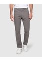 Pantalón Casual Regular Fit Para Hombre  Para Hombre Gris Patprimo de Patprimo