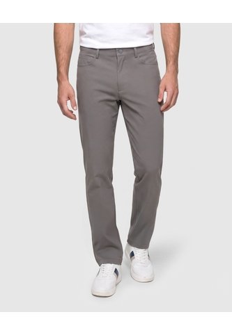Pantalón Casual Regular Fit Para Hombre  Para Hombre Gris Patprimo Patprimo