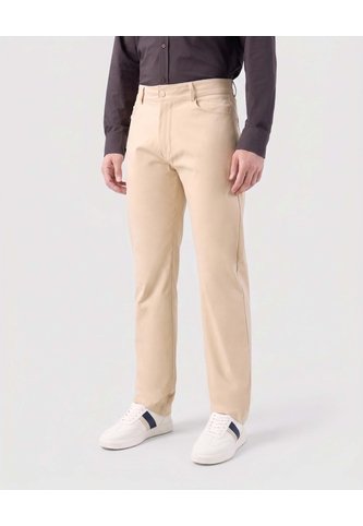 Pantalón Casual Regular Fit Para Hombre  Para Hombre Café Patprimo Patprimo