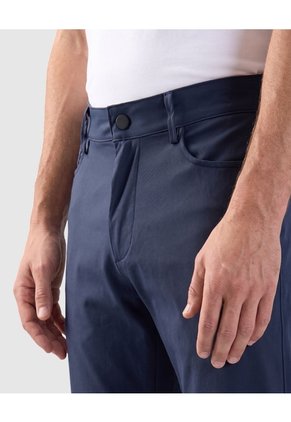 Pantalón Casual Regular Fit Para Hombre Para Hombre Azul Patprimo