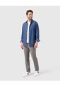 Pantalón Casual Regular Fit Para Hombre  Para Hombre Gris Patprimo de Patprimo