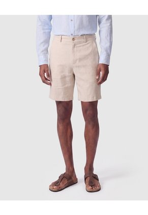 Bermuda Unicolor Para Hombre Para Hombre Beige Patprimo