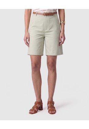Bermuda Larga Unicolor Para Mujer Para Mujer Verde Patprimo