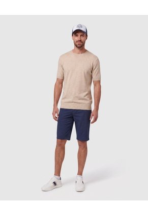 Bermuda De Corte Versátil Para Hombre  Para Hombre Azul Patprimo