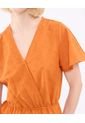 Blusa Para Mujer Manga Corta Color Naranja Marca Patprimo #30123473 de Patprimo