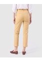 Pantalón Capri Ajustado De Tiro Medio Mujer  Para Mujer Amarillo Patprimo de Patprimo