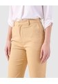 Pantalón Capri Ajustado De Tiro Medio Mujer  Para Mujer Amarillo Patprimo de Patprimo