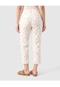 Pantalón Capri Unicolor Para Mujer  Para Mujer Blanco Patprimo de Patprimo