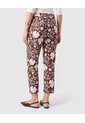 Pantalón Capri Estampado Para Mujer  Para Mujer Café Patprimo de Patprimo