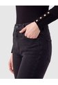 Jeans De Corte Flare Para Mujer  Para Mujer Negro Patprimo de Patprimo