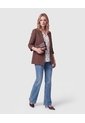 Jeans De Corte Flare Para Mujer  Para Mujer Azul Patprimo de Patprimo