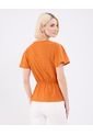 Blusa Para Mujer Manga Corta Color Naranja Marca Patprimo #30123473 de Patprimo