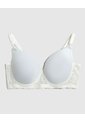Brasier Con Detalles De Encaje Para Mujer  Para Mujer Blanco Patprimo de Patprimo