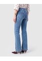 Jeans De Corte Flare Para Mujer  Para Mujer Azul Patprimo de Patprimo