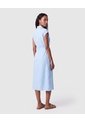 Vestido Camisero Midi Para Mujer  Para Mujer Azul Patprimo de Patprimo