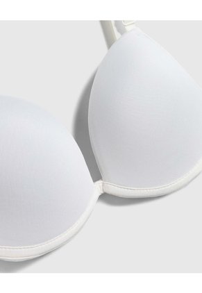 Brasier Media Copa Unicolor Para Mujer Blanco Patprimo