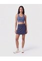 Falda Mujer Deportiva Corta Tiro Alto  Para Mujer Azul Patprimo de Patprimo