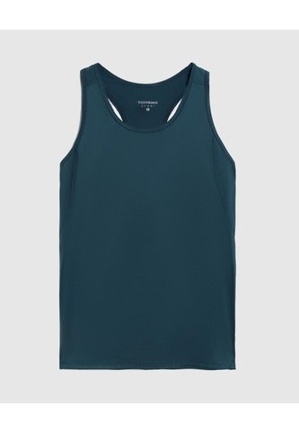Camiseta Unicolor Deportiva   Para Mujer Verde Patprimo Patprimo