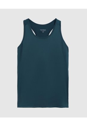 Camiseta Unicolor Deportiva Para Mujer Verde Patprimo