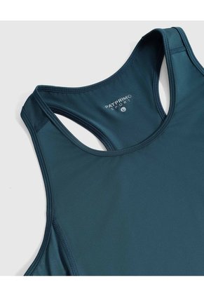 Camiseta Unicolor Deportiva Para Mujer Verde Patprimo