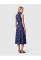 Vestido Camisero Sin Mangas Para Mujer  Para Mujer Azul Patprimo de Patprimo