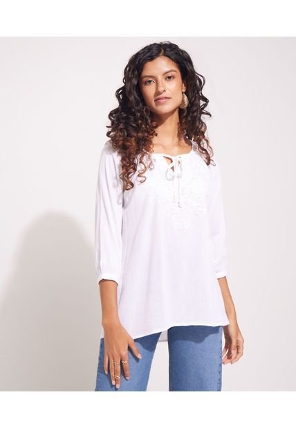 Blusa  Mujer Patprimo Blanco 30120819-1259