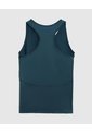 Camiseta Unicolor Deportiva   Para Mujer Verde Patprimo de Patprimo