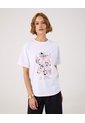 Camiseta Estampada   Para Mujer Blanco Patprimo de Patprimo