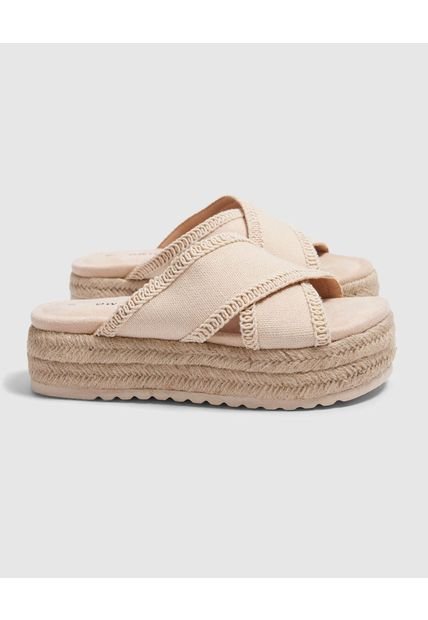 Sandalias Para Mujer Sandalia Plataforma Color Beige Marca Patprimo #30690101