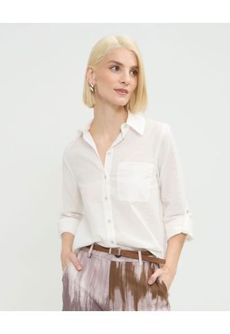Camisa Para Mujer Manga Larga Color Blanco Marca Patprimo #30010697 Patprimo