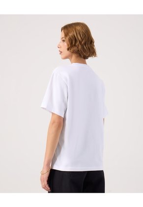 Camiseta Estampada   Para Mujer Blanco Patprimo