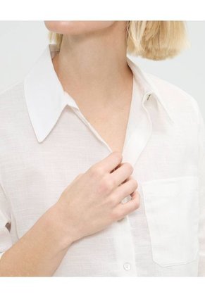 Camisa Para Mujer Manga Larga Color Blanco Marca Patprimo #30010697