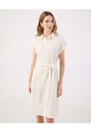 Vestido  Para Mujer M/C Medio Color Crema Marca Patprimo #30171089