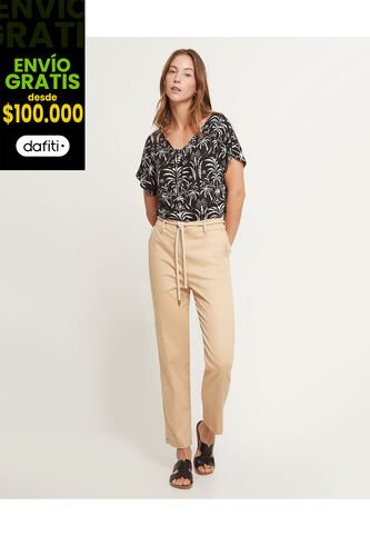 Pantalón Para Mujer  Color Café  Marca Patprimo #30071779 Patprimo