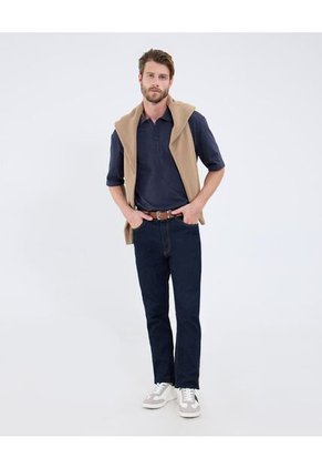 Polo Para Hombre Cuello Tejido Sin Bolsillo Color Azul Marca Patprimo #44112767