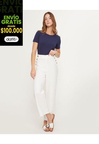 Pantalón Para Mujer  Color Crudo Marca Patprimo #30071800 Patprimo