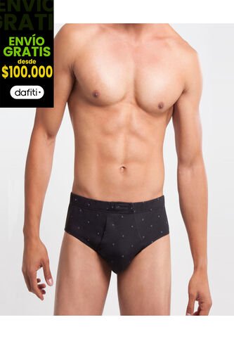 Pantalóncillo X1 Para Hombre Clasico Color Negro Marca Patprimo #10044 Patprimo