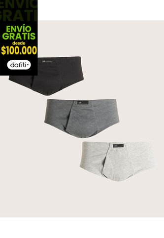 Pantalóncillo X3 Para Hombre Clasico Color Surtido Marca Patprimo #10220 Patprimo