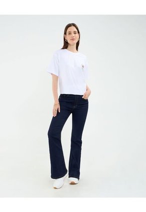 Camiseta Para Mujer Manga Corta Color Blanco Marca Patprimo #30093662