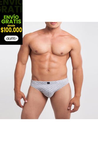 Pantalóncillo X1 Para Hombre Bikini Color Gris Marca Patprimo #44000076 Patprimo