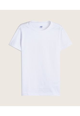 Camiseta Interior Para Niño Interior M/C Lisa C/R Color Blanco Marca Patprimo #59202Tp Patprimo