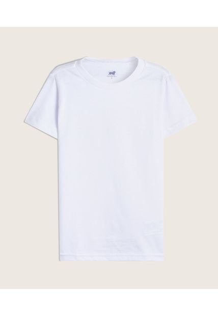 Camiseta Interior Para Niño Interior M/C Lisa C/R Color Blanco Marca Patprimo #59202Tp