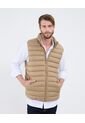 Chaleco Para Hombre Acolchado Color Beige Marca Patprimo #44250009 de Patprimo