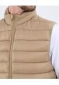 Chaleco Para Hombre Acolchado Color Beige Marca Patprimo #44250009 de Patprimo