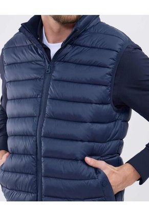 Chaleco Para Hombre Acolchado Color Azul Marca Patprimo #44250009