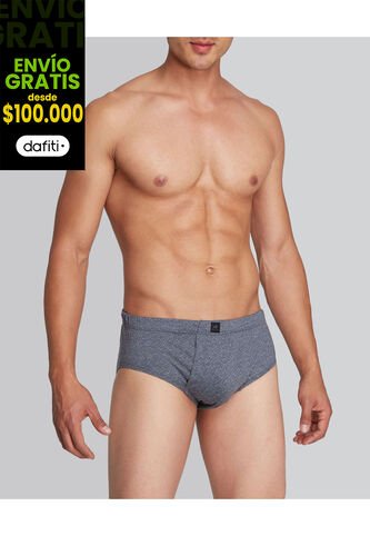 Pantalóncillo X3 Para Hombre Clasico Color Gris Marca Patprimo #44130002 Patprimo